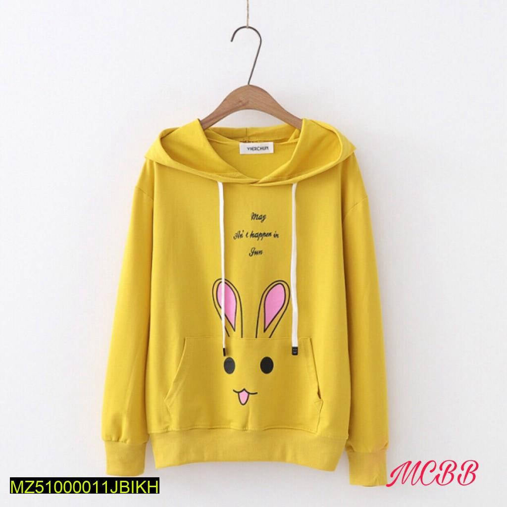 JBi Winter Rabbit Hoddie Unisex (Yellow)